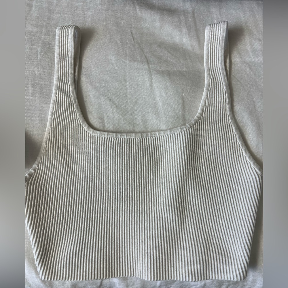 Aritzia babaton cropped sculpt knit tank